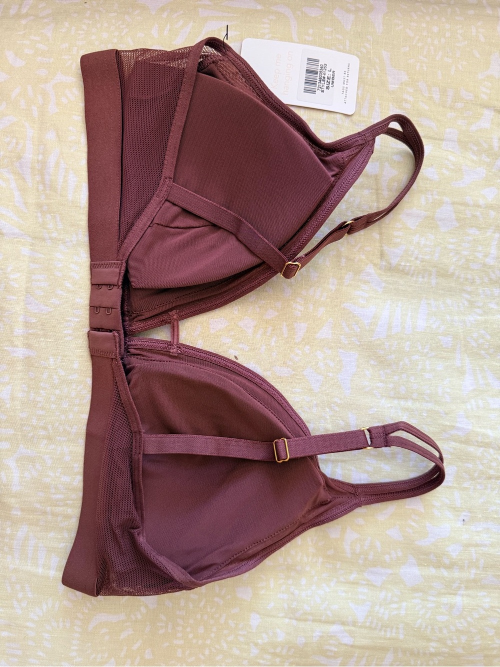 Lively Bralette in Umber, size L - Picture 2 of 8